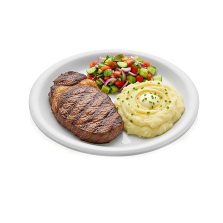 Göreme 647 Termostar Melamin Arya Servis Tabak 28cm Beyaz