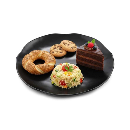 Göreme 666 Termostar Kırılmaz Melamin Mat Kaya Servis Tabak Ø28cm