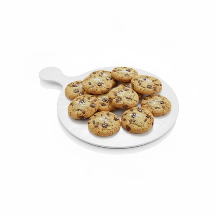 Göreme 672 Termostar Kırılmaz Melamin Mat Saplı Sunum Ø28cm