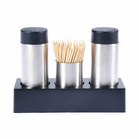 Gül Çelik Standart Karabiberlik ve Tuzluk Seti | ID5225