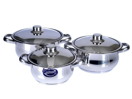 Gülsan Çakır Çelik Kapak Güveç Seti 6 Parça | ID3847