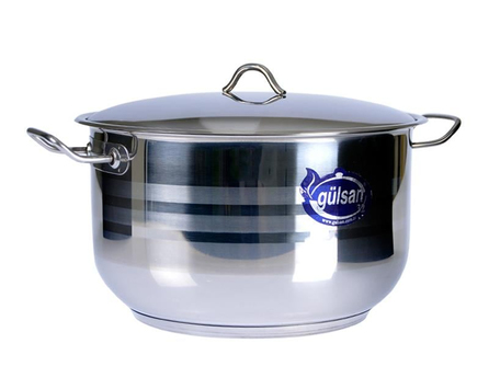 Gülsan Derin Çelik Tencere 32cm | ID3833