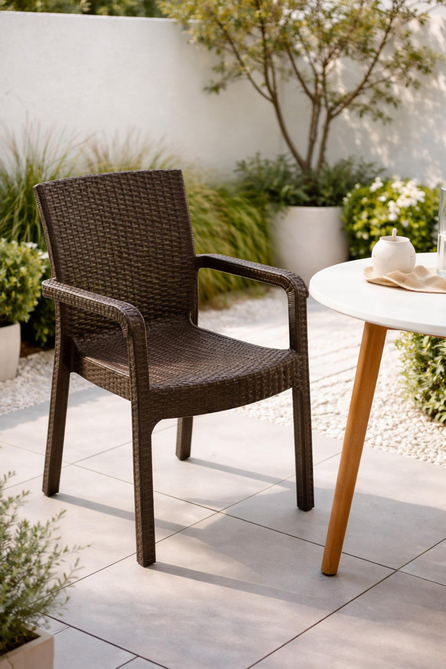 Holiday HK700 Markiz Rattan Sandalye Koltuk Kahverengi | ID2802