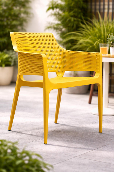 Novussi Boom Bahçe Balkon Sandalye Koltuk Hardal | ID6457