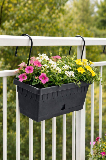 Serinova DB01IA Damla Askılı Balkon Saksı 5.3 Litre | ID2942
