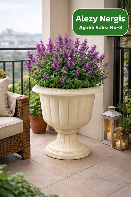 Serinova N003 Nergis Dış Mekan Saksı 47 Litre | ID1415