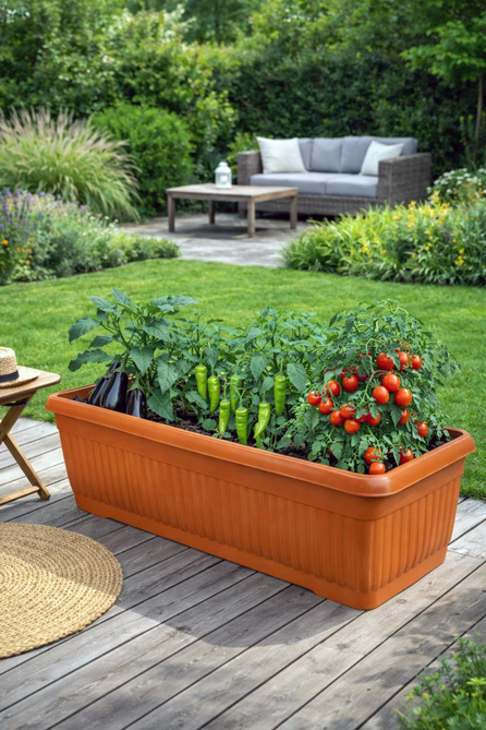 Serinova V693 Villa Bahçe Dış Mekan Saksı 95 Litre | ID2892