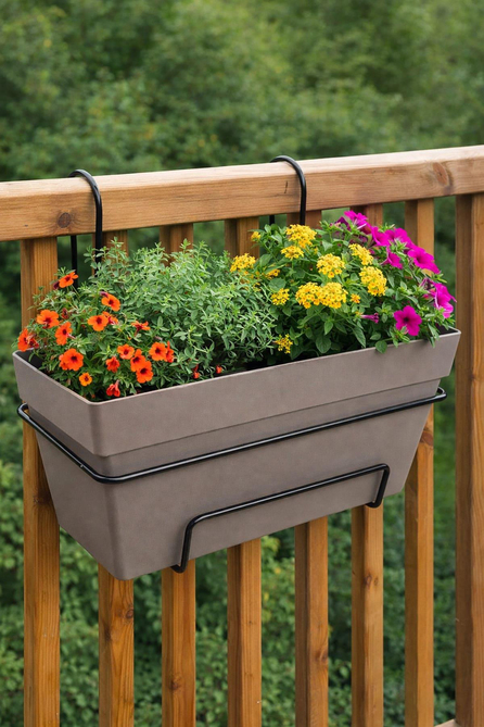 Serinova YB01A Askılı Yalı Balkon Saksı 6.5 Litre | ID5221