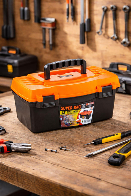 Super-Bag 13 inç Plastik Kilitli Takım-Alet Çantası - ASR2069 | ID1977