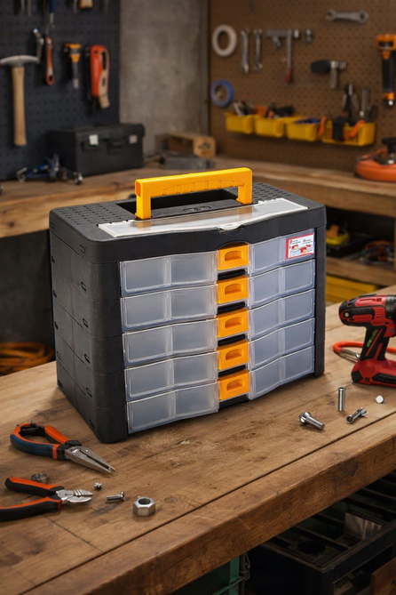 Super-Bag 5 Çekmeceli Organizer Takım Çantası ASR2071 | ID1987