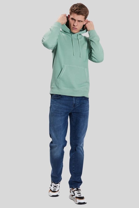 Boss Regular Fit Kapüşonlu Erkek Sweatshirt Yeşil 339