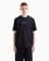 Armani Exchange Erkek Normal Kesim %100 Pamuklu Önü ve Arkası Logolu Yuvarlak Yaka Kısa Kollu Lacivert T-Shirt XM000588 AF12308-UB101