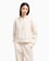 Armani Exchange Kadın Normal Kalıp Kapüşonlu Yaka Beli Lastikli Uzun Kollu Krem Sweatshirt XW000505 AF12819-U1003