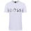 BOSS Erkek BOSS Yazılı Kısa Kollu Bisiklet Yaka Beyaz T-Shirt 50537834-100