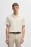 BOSS Erkek Kısa Kol Polo Yaka Düz Model Keten Bej Polo Yaka T-Shirt 50537502-131