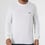 BOSS Erkek Marka Logolu Uzun Kollu Slim Fit Beyaz Kazak 50528739-100