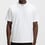 BOSS Erkek Rahat Kalıp Esnek Pamuklu Yakası Logo Desenli Kısa Kollu Beyaz T-Shirt 50551139-100