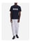 BOSS Erkek regular fit Kısa Kollu Düz Bisiklet Yaka Lacivert T-Shirt 50495742-404