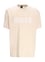 BOSS Erkek regular fit Kısa Kollu Düz Bisiklet Yaka Ekru T-Shirt 50495742-131