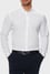 BOSS Erkek Slim Fit Uzun Kollu Logo Desenli Beyaz Gömlek 50520291-100