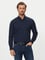 BOSS Erkek Slim Fit Uzun Kollu Logo Desenli Lacivert Gömlek 50520291-404