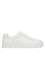 Calvin Klein Erkek CK Monogram Logolu Düz Rahat Taban Düşük Bilekli Beyaz Sneaker HM0HM01899-0K4