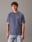 Calvin Klein Erkek Dokuma Bisiklet Yaka Kısa Kollu Günlük Gri T-Shirt J30J327234-PCP