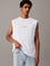 Calvin Klein Erkek Kolsuz Regular Fit Bisiklet Yaka Pamuklu Beyaz T-Shirt J30J327493-YAF