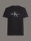 Calvin Klein Erkek Logolu Bisiklet Yaka Kısa Kol Standart Siyah T-Shirt LV040EM286-UB1