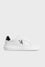 Calvin Klein Erkek Marka Logolu Bağcıklı Kaydırmaz Tabanlı Günlük Beyaz Sneaker YM0YM00681-0LD