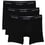 Calvin Klein Erkek Pamuklu Beli Lastikli Slim Fit 3lü Paket Siyah Boxer 3lü LV00NB4394-TM6