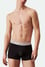 Calvin Klein Erkek Pamuklu Slim Fit Beli Elastik Bantlı 3lü Siyah Boxer LV00NB4392-UB1