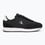 Calvin Klein Erkek Yuvarlak Burun Lamine Deri Bağlamalı Orta Kalın Topuk Siyah Sneaker YM0YM01325-0GM