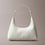 Calvin Klein Kadın CK Monogram Logolu Fermuarlı Çıkarılabilir Omuz Askılı Beyaz Omuz Çantası LV04F3298G-2XB