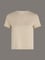 Calvin Klein Kadın Kısa Kol Bisiklet Yaka Kısa Boy Pamuklu Bej T-Shirt J20J225524-PF0