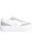 Calvin Klein Kadın Platform Taban Süet Detaylı Deri Beyaz Sneaker YW0YW01797-02R