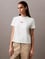 Calvin Klein Kadın Regular Fit %100 Pamuklu Desenli Kısa Kollu Yeşil T-Shirt LV047B851G-VWD