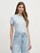 Calvin Klein Kadın Yuvarlak Yaka Slim Fit Marka Logolu Kısa Kollu Lacivert T-Shirt J20J225260-CUI