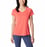 Columbia Kadın Slim Fit V Yaka Marka Logolu Günlük Kırmızı T-Shirt 1533571-608
