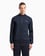 Ea7 Erkek Pamuklu İnterlok Normal Kesim Fermuar Kapamalı Dik Yaka Uzun Kollu Lacivert Sweatshirt 7M000093 AF12116-UB102