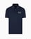 Ea7 Erkek Slim Fit Şerit Detaylı Polo Yaka Gold EA7 Logolu Kısa Kollu Mavi Polo Yaka T-Shirt 7M000300 AF13739-UB102