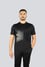 Emporıo Armani Erkek Normal Kalıp Pamuklu Esnek Kumaş Logo Detaylı Kısa Kollu Siyah T-Shirt EM002946 AF10761-UC001