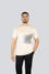 Emporıo Armani Erkek Normal Kalıp Pamuklu Esnek Kumaş Logo Detaylı Kısa Kollu Bej T-Shirt EM002946 AF10761-U1156