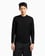 Emporıo Armani Erkek Saf Pamuk İçerikli Logo Kabartmalı Yuvarlak Yaka Uzun Kollu Normal Kalıp Siyah Sweatshirt 8N1TD7 1JGYZ-0021