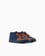Emporıo Armani Erkek Yuvarlak Burun Bağcıklı Kauçuk Taban Deri Lacivert Sneaker EM002849 AF18010-MZ325
