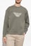 Emporıo Armani Erkek Yuvarlak Yaka Regular Fit Dokuma Kumaş Baskılı Uzun Kollu Yeşil Sweatshirt EM001052 AF10013-M8129