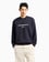Emporıo Armani Erkek Yuvarlak Yaka Regular Fit Dokuma Kumaş Baskılı Uzun Kollu Lacivert Sweatshirt EM001052 AF10013-MB222