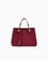 Emporıo Armani Kadın Yumuşak Süet Çıkarılabilir Zincir Askılı Kabartma Logolu Bordo Omuz Çantası EW000361 AF17730-U5068