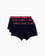 Emporıo Body Erkek Beli Lastikli Pamuklu Slim Fit 3lü Siyah1 Boxer EM000259 AF10780-MC406