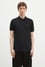 Fred Perry Erkek Regular Fit %100 Pamuklu Kısa Kollu Siyah T-Shirt M6000-Y43